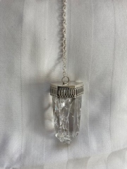 Silver Collar Clear Quartz